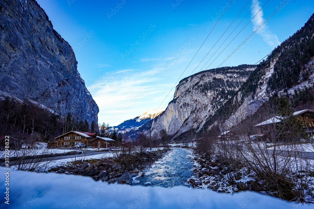 Mürren is a Swiss mountain village at the foot of the Schilthorn peak ...