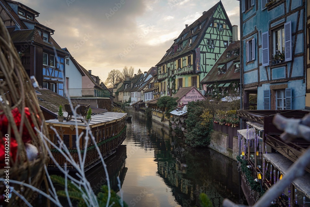 The beautiful town of Alsace, Colmar The beautiful town of Alsace, Colmar