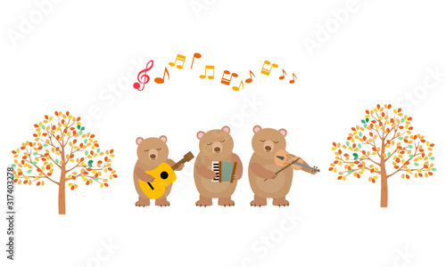 クマさんの音楽会