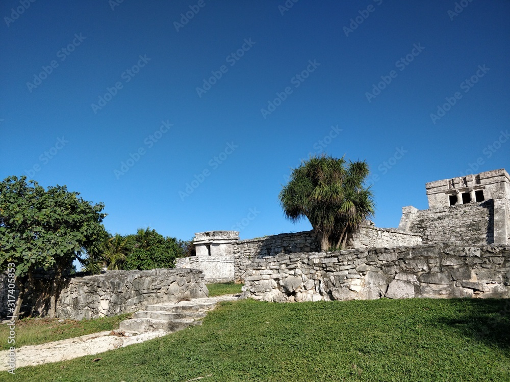 Tulum pyramide Mexique