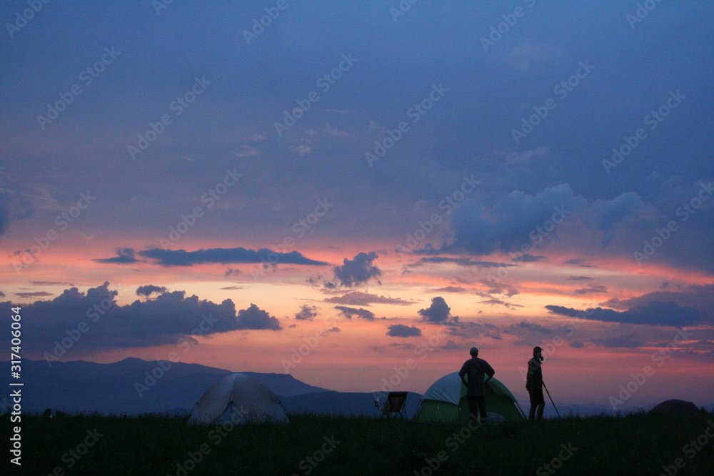 Fototapeta premium camping 