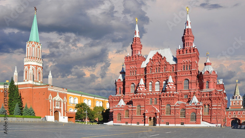 Russia. Moscow. The Red Square. Historical museum