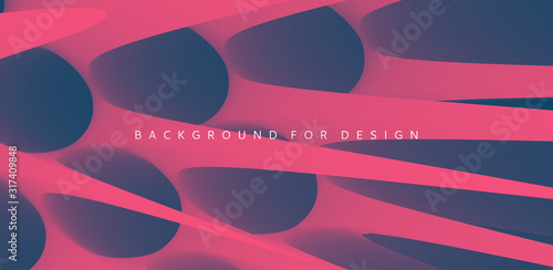 3d abstract background with prickly thorns. Cover design template. Futuristic technology style. Can be used for advertising, marketing, presentation.