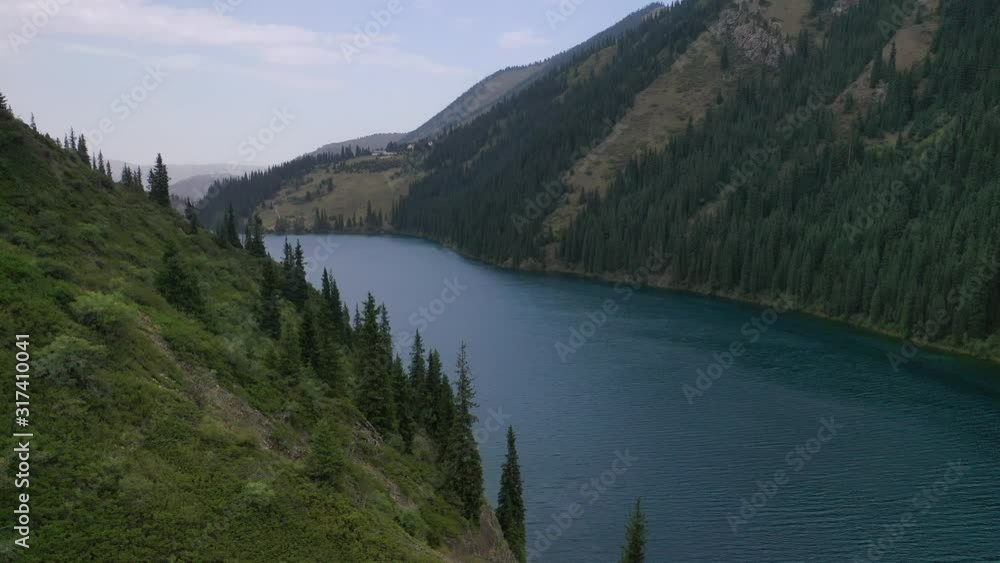 The system of lakes-Kulsayskie in the Kungei-Alatau mountains. The Northern Tien Shan. Kazakhstan. The system of lakes-Kulsayskie in the Kungei-Alatau mountains. The Northern Tien Shan. Kazakhstan.