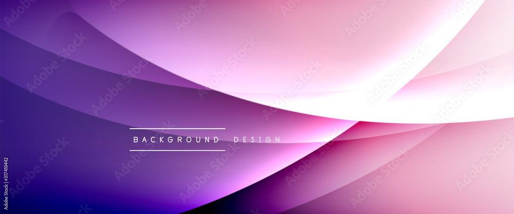 Wave liquid style lines with shadows and light on gradient background. Trendy simple fluid color gradient abstract background with dynamic straight shadow line effect Wave liquid style lines with shadows and light on gradient background. Trendy simple fluid color gradient abstract background with dynamic straight shadow line effect