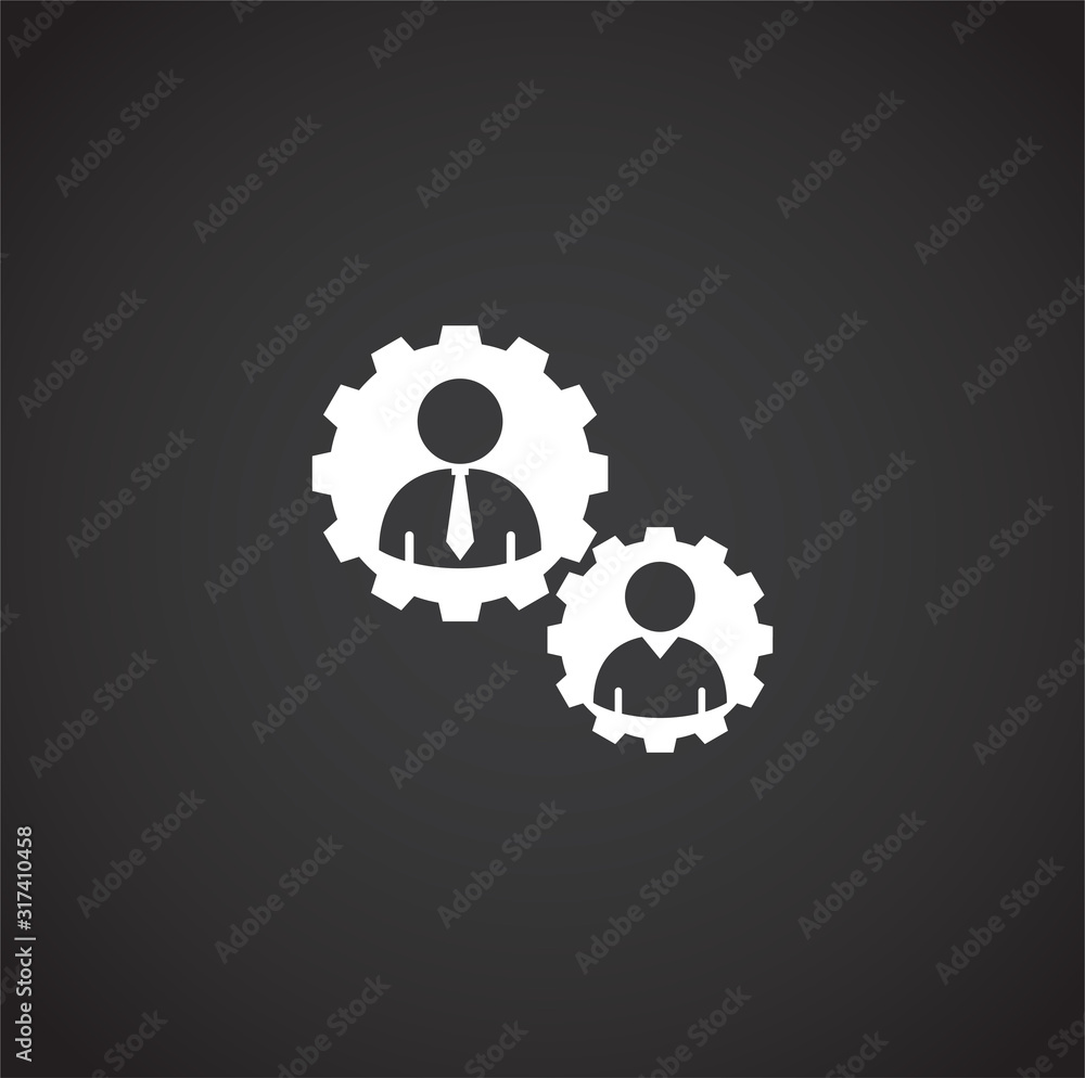 Teamwork related icon on background for graphic and web design. Creative illustration concept symbol for web or mobile app Teamwork related icon on background for graphic and web design. Creative illustration concept symbol for web or mobile app