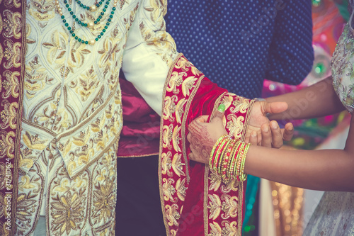 Indian hindu groom's wedding outfit