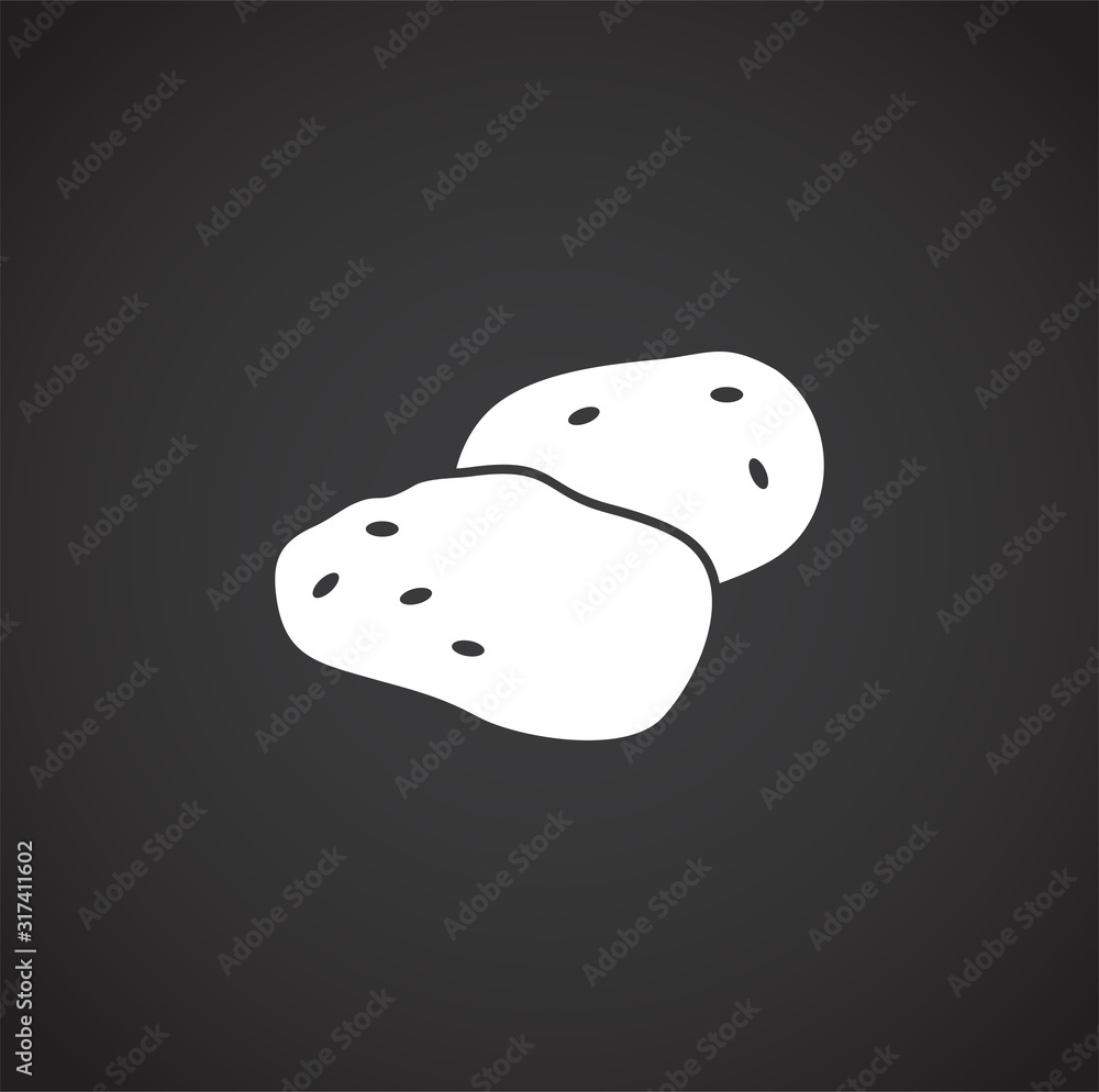 Vegetable related icon on background for graphic and web design. Creative illustration concept symbol for web or mobile app Vegetable related icon on background for graphic and web design. Creative illustration concept symbol for web or mobile app