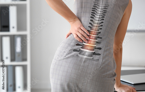 Young woman suffering from ...