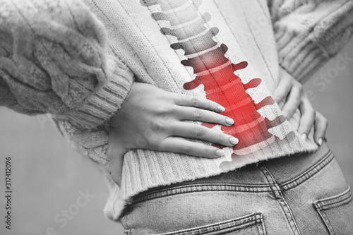 Young woman suffering from ...