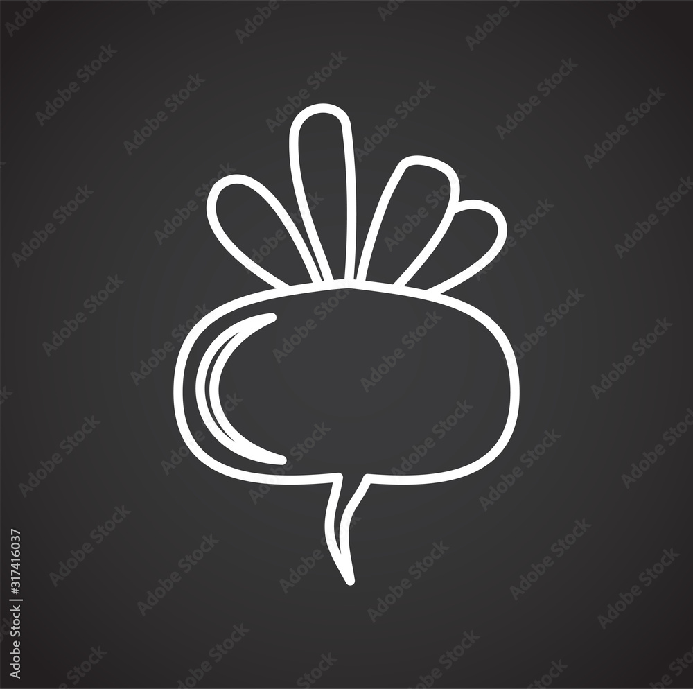 Vegetable related icon on background for graphic and web design. Creative illustration concept symbol for web or mobile app Vegetable related icon on background for graphic and web design. Creative illustration concept symbol for web or mobile app