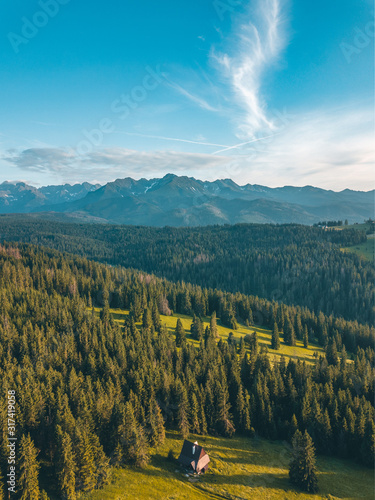 landscape in the mountains