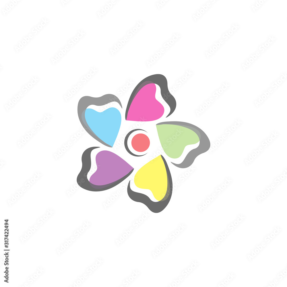 Beauty plumeria icon flowers design illustration Template Beauty plumeria icon flowers design illustration Template