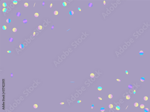 Color Abstract Splash Backdrop. Confetti Design. Splash Flying Pattern. Rainbow Transparent Illustration.