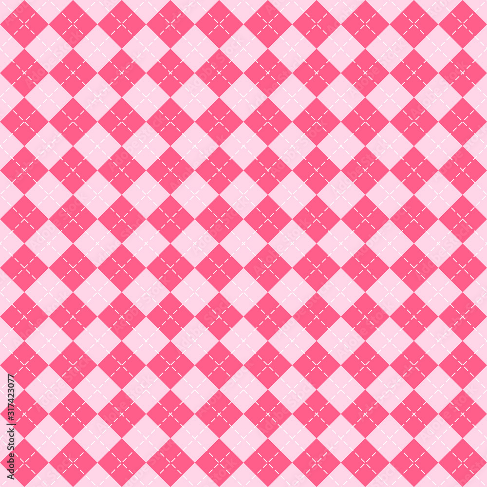 Valentines day Argyle. Pattern Scottish cage Valentines day Argyle. Pattern Scottish cage