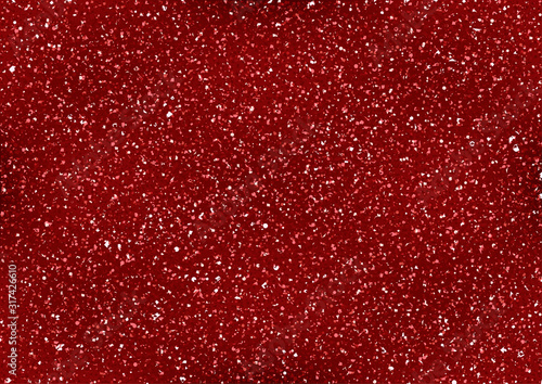 Red Glitter Background as Mosaic Texture - Abstract Pattern for Your Graphic Design Illustration, Vector