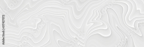 White 3 d background with wave illustration, beautiful bending pattern for we...