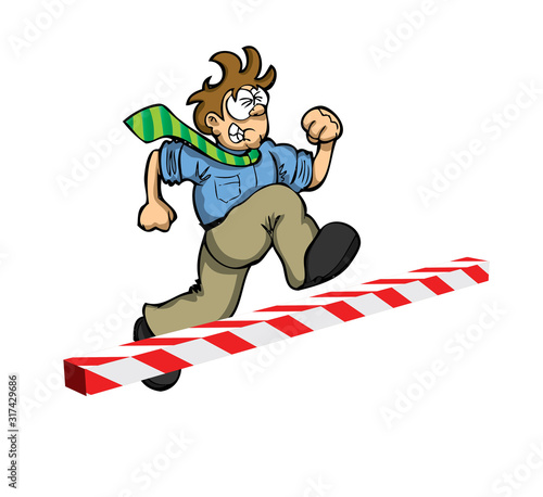 running and jumping obstacles