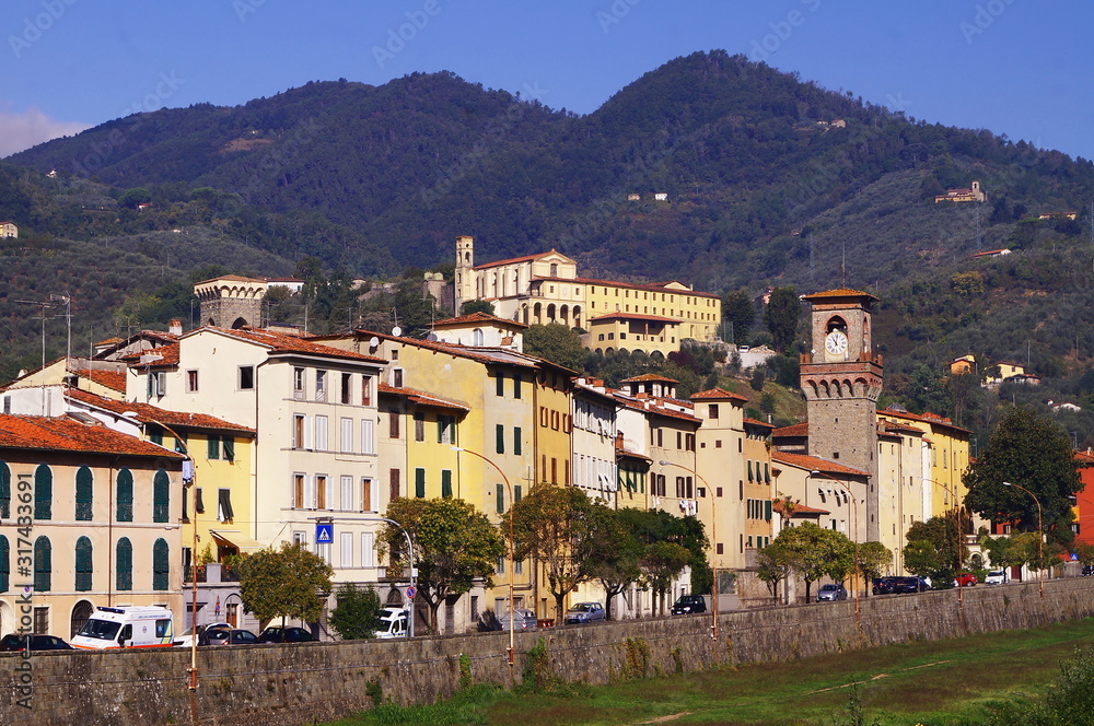 View of Pescia, Tuscany, Italy