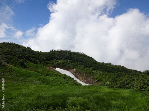 The mountain in Niigata, Japan photo