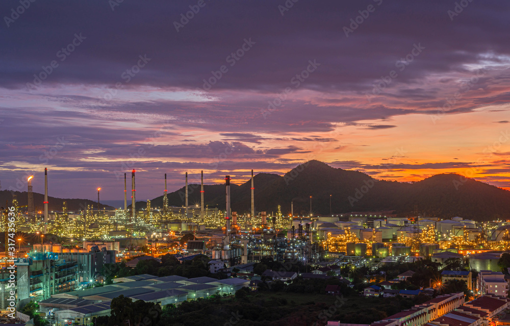 Refinery and oil storage tank, natural gas industry, petrochemical industry