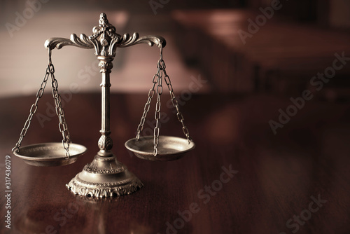 Scale – symbol of law and justice.