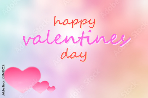 The valentine s day background has an abstract pastel pink color of love.