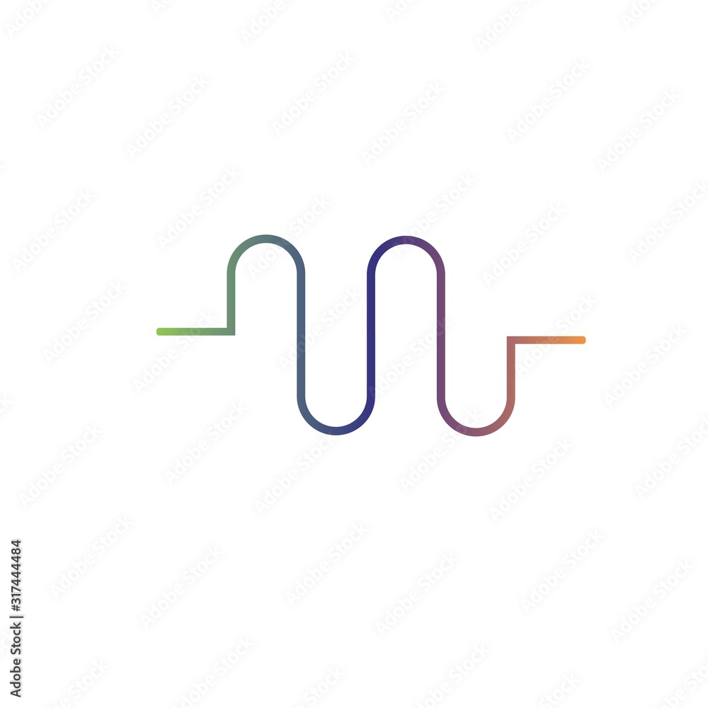 Sound wave logo template vector icons Sound wave logo template vector icons