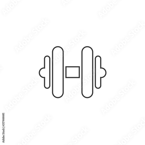 dumbbell icon vector illustration for webiste and graphic design