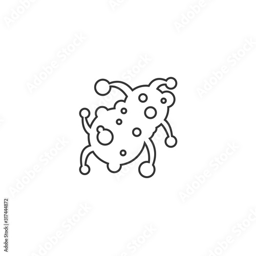 pathogen icon vector illustration for webiste and graphic design