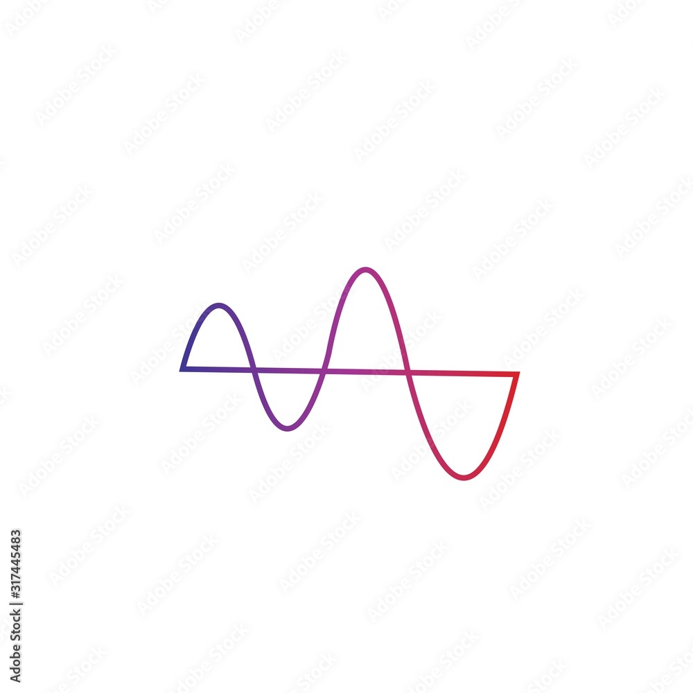 Sound wave logo template vector icons Sound wave logo template vector icons