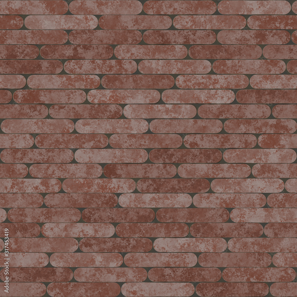 Tile pattern interior- 3D illustration Tile pattern interior- 3D illustration