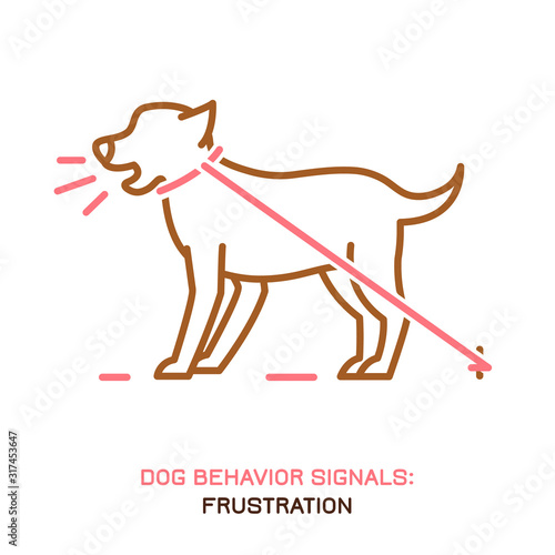 Dog Behavior Icon photo