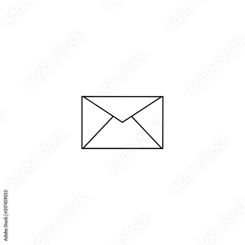  Envelopes Flat design. vector