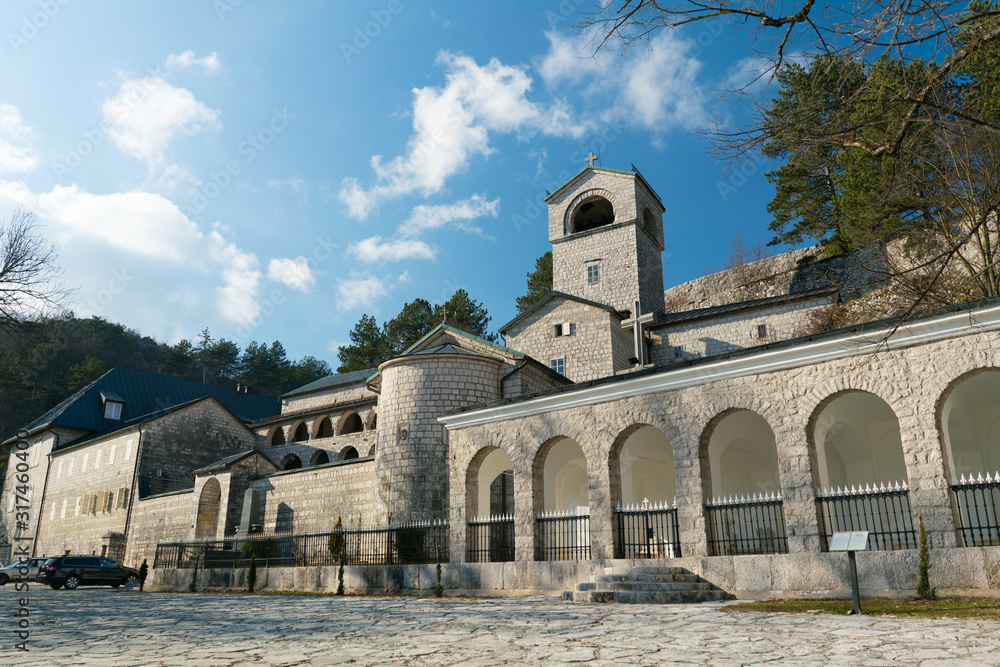 Orthodox monastery in the city of Cetinje