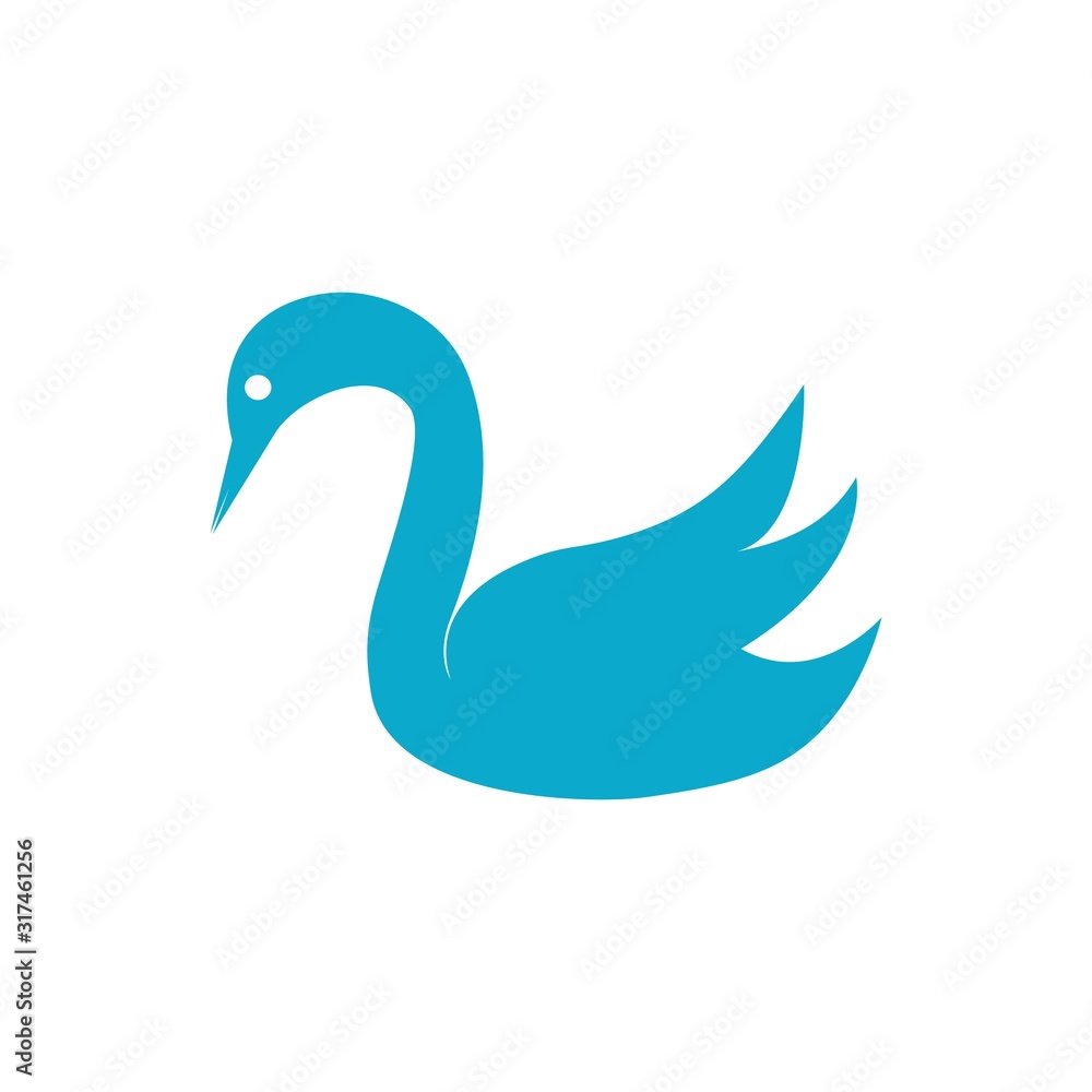Swan logo Template Swan logo Template