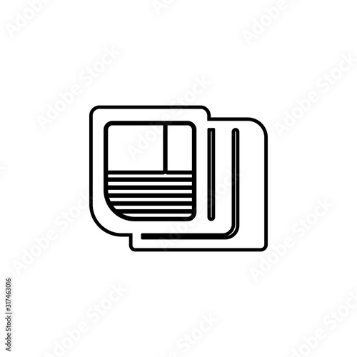 press release seo icon. Element of seo and development icon with name for mobile concept and web apps. Detailed press release seo icon can be used for web and mobile on white background
