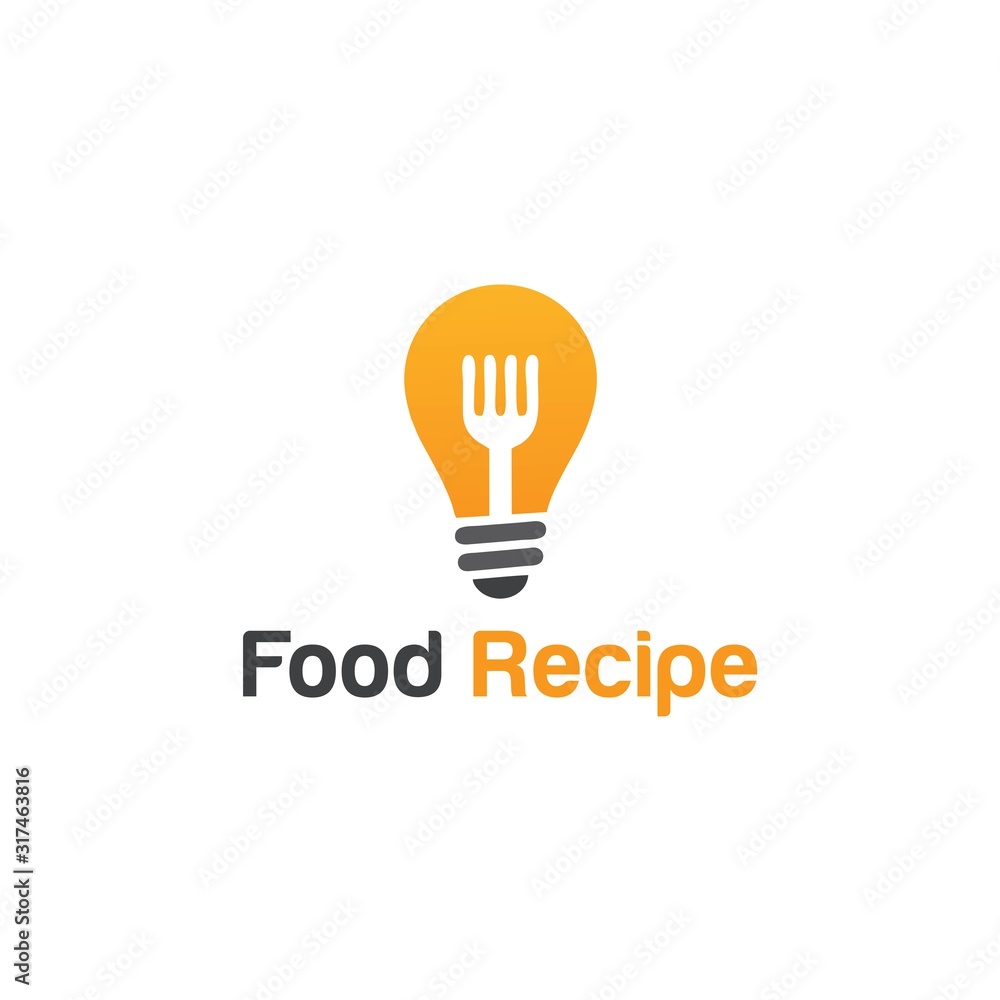 Food Recipe Logo Food Recipe Logo