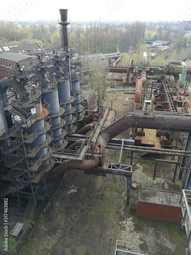 alte stillgelegte Stahl Fabrik Industrie