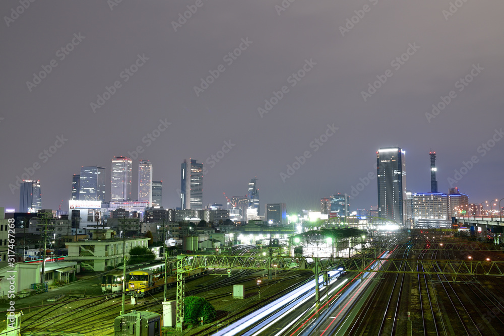 Fototapeta premium 都会の夜景