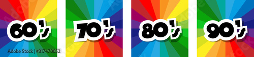 Sixties, seventies, eighties and nineties	