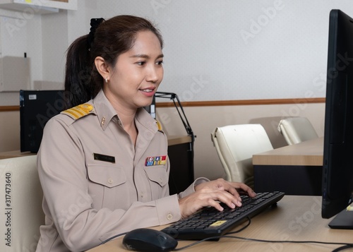 Thai government officer uniform, Thai Teacher uniform, Thai Beau
