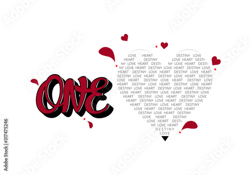 One love, One heart, One destiny 