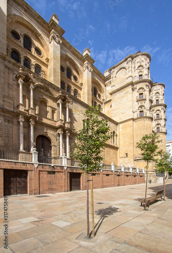 Fototapeta Naklejka Na Ścianę i Meble -  The Cathedral of the Incarnation, Malaga, Spain