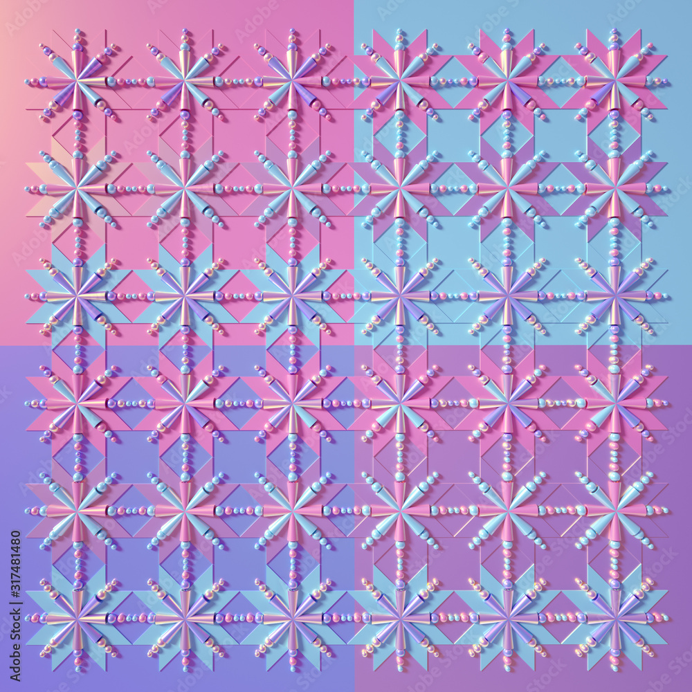Beautiful, cheerful pattern background. 3d illustration, 3d rendering. Beautiful, cheerful pattern background. 3d illustration, 3d rendering.