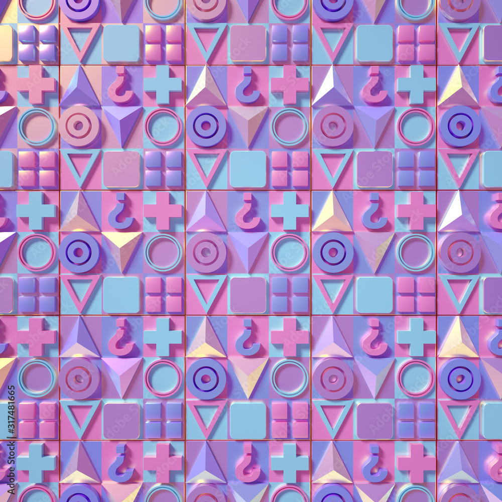 Beautiful, cheerful pattern background. 3d illustration, 3d rendering. Beautiful, cheerful pattern background. 3d illustration, 3d rendering.