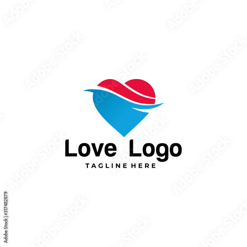 Free Download love logo icon vector isolated - GFXLoad