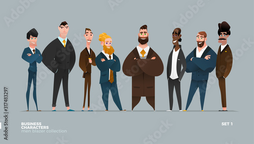 Businessmen Collection in Modern Casual Business Wear