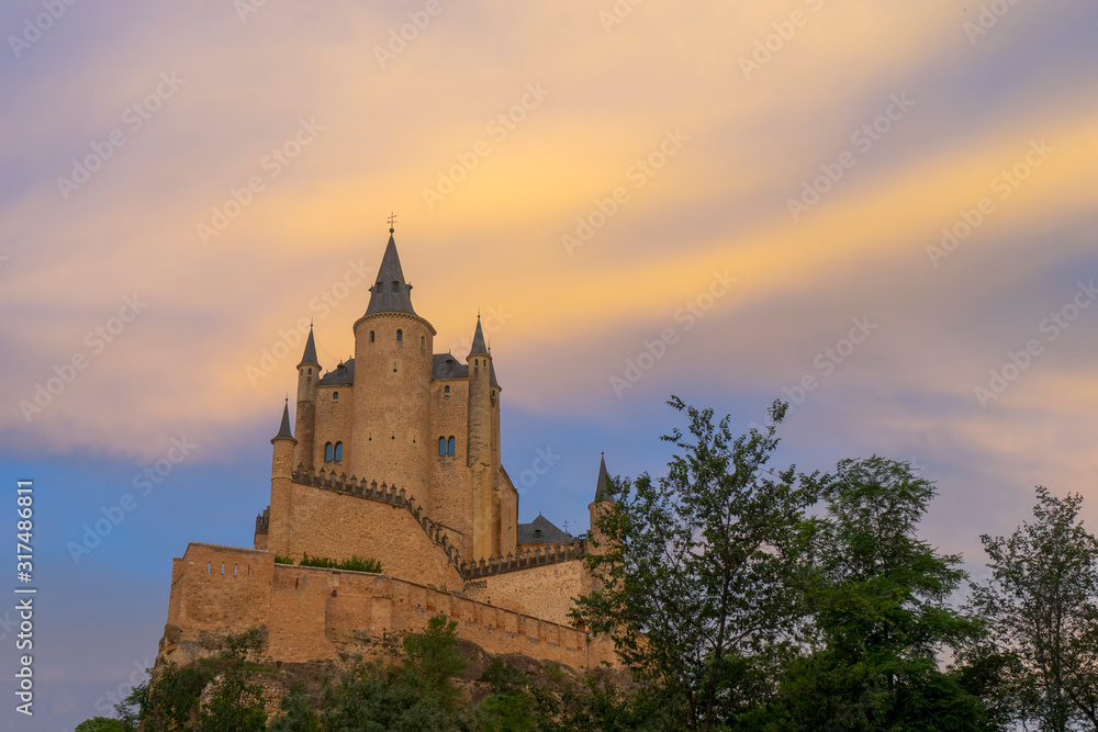 Fototapeta premium Monumentos de España, El Alcázar de Segovia