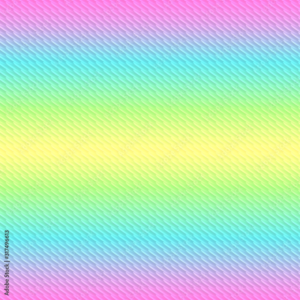 Ribbed glass with rainbow pattern Ribbed glass with rainbow pattern